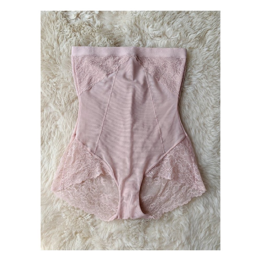 Pink lace "SPANX" Cheeky Extra Hi-Rise Shapewear